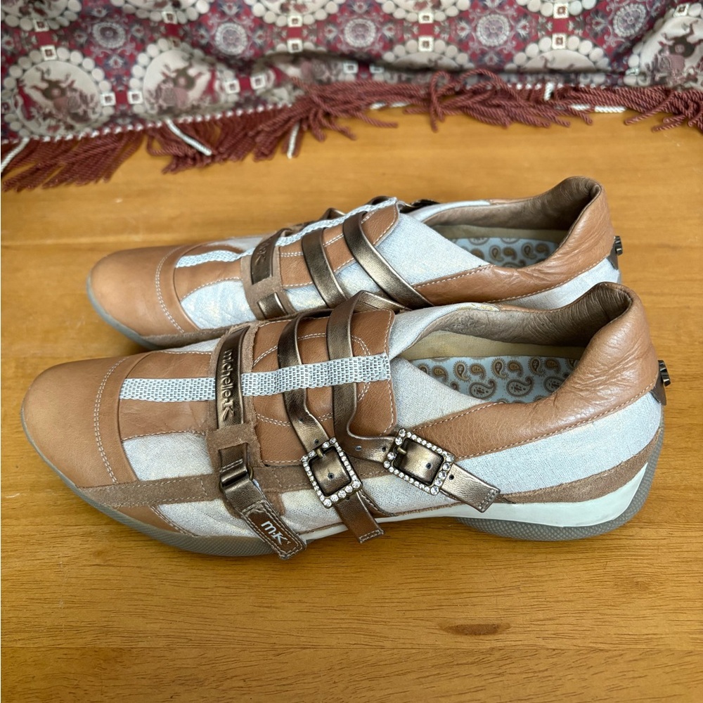 Michelle K Tan and White Women's Sneakers